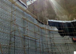اجرای پروژه ساختمانی ژئوممبران باغ غدیر